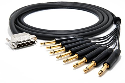 enoaudio Mogami 2932 8 Multicore analógico Cable Snake | D-Sub 25 – Neutrik 6,3mm TS | HiFi - 7,0 m