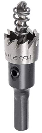 sourcingmap 17 mm HSS Bohrer Lochsäge für Edelstahl Metall Legierung Holz