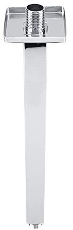 Braccio Doccia, Parete Quadrata a Parete in Acciaio Inossidabile Prolunga Doccia Diritta per Soffione Doccia a Soffitto Bagno (40 Cm / 15,74 Pollici)
