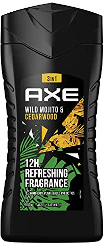 Axe Shower Gel Wild Green Mojito & Cedarwood 250 ml Pack of 6
