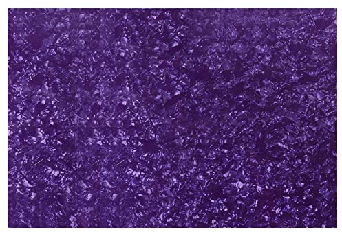 Mr.Power 29,5 x 43,2 cm DIY Blank Gitarre Bass Pickguard Material Schlagplatte Blatt Rückplatte für Strat Tele Fender Gitarre Jazz P Bass Custom (4-lagig Purple Pearl)