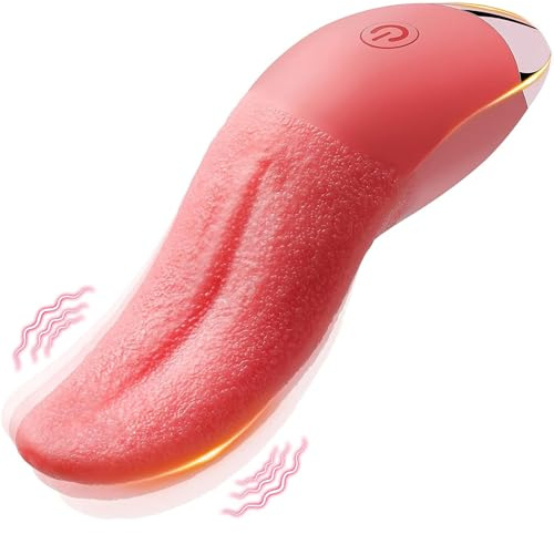 YcsLust Realistische Zunge Vibration für Frauen Sex Spielzeug für Die Frau Mit 10 Vibrationsmodi Leckende Zunge Bruststimulatoren Vibratorensets für Frauen G Punkt Klitoris Stimulator Sexy Toys Oral