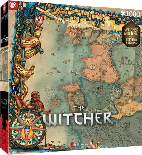 The Witcher 3 Gaming Puzzle The Northern Kingdoms (1000 Teile)