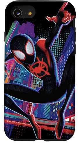 Marvel Spider-Man Into the Spider-Verse Miles Morales City Case for iPhone SE (2020) / 7 / 8