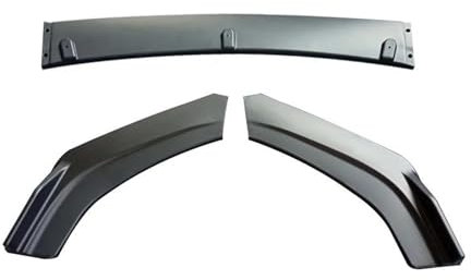 Auto Frontspoiler Frontstoßstange Spoiler Für A6 C8 Splitter Schutz Platte Lip 2019 2020 2021 2022 2023 Glänzend Schwarz Typ DH Body Kit Röcke Frontschürze Spoiler(Farbe:Matt Black)