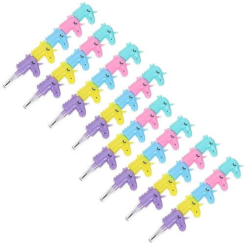 BCOATH 8St Bleistift schreibkladde mehrfarbiger stift Zeichenstifte Schreibstifte colour pencils Buntstifte schöne Einhorn Stapelstifte Plastikstifte Stapelstifte für Kinder Abs Colorful