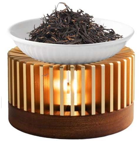 Lampada profumata Tealight, fornello per teiera, lampada profumata di cera, lampada aromatica, lampada aromatica, lampada aromatica con portacandela, scalda candela, lampada per camere, spa, yoga,