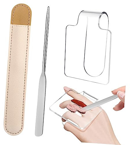 FRCOLOR Handheld Makeup Mixing Palette and Spatula for Custom Blending Case Included