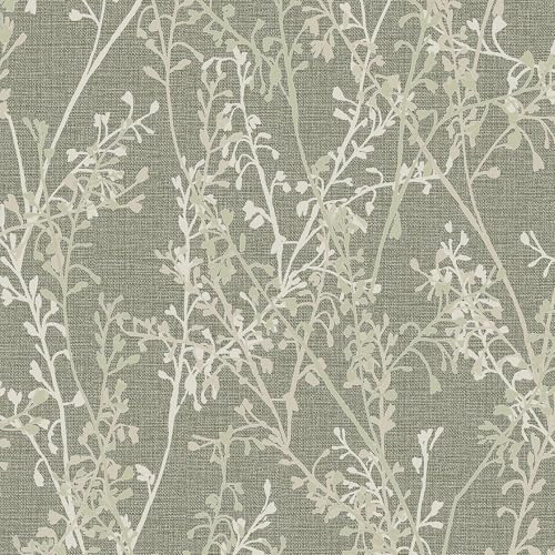 Boutique Breeze Sprig Floral Green Wallpaper | Paste the Wall | Sage Floral | Eco-Friendly