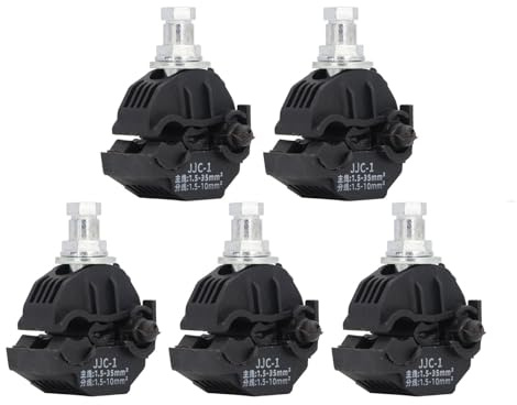 5 Stück Erdungs-Piercing-Stecker, 1 KV, kein Abblättern, Piercing-Klemme, Hauptabzweigleitungs-Stecker (JJC-1)