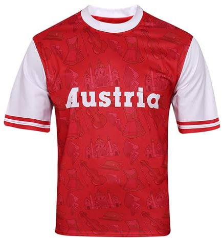 Generisch 2025 - Uomo Calcio Europa/America Coppa Calcio T-Shirt Felpa Fan Footy Mezza Manica Top Uomo Adolescente, Blu, M