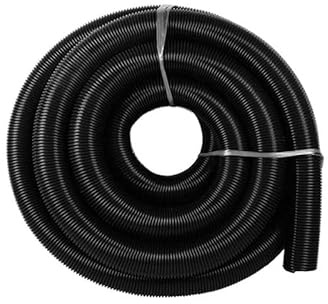 Vacuum Cleaner Inner Diameter 32/38/50mm Thread Hose Bellows Connector(3m Black Hose(50mm))