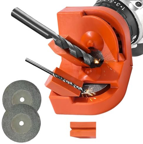 Bit Sharpener,Portable Drill Bit Sharpener with Grinding Wheels - Portable Sharpening Tool with Grinding Wheels for Masonry Electric Cobalt