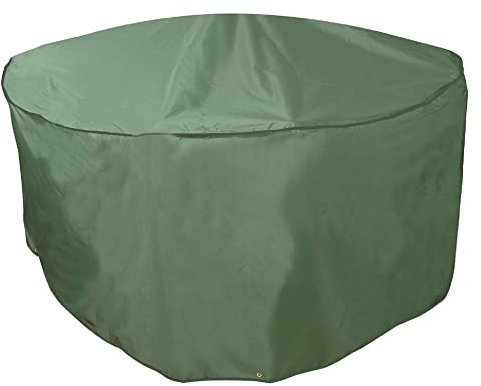 Bosmere Protector 6000 | Circular Garden Table + Chairs Cover | D 300cm H 90cm | 100% Waterproof, UV Protected, Heavy Duty 600D | 6 Year Guarantee | C524, Green