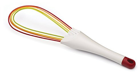 Joseph Joseph 20073 Twist, 2-in-1 Silicone Whisk - Multi-Colour