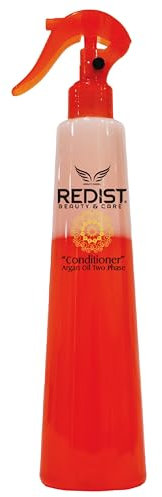 Redist 2Phase - Acondicionador para el cabello, 400 ml, tratamiento en espray, cuidado del cabello, sin aclarado, perfume para el cabello, elimina las puntas abiertas, spray desenredante (argán)