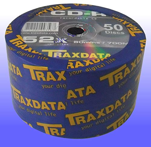 TRAXDATA CD-R 80 Min/700 MB 52x Shrinkpack 50 Stück