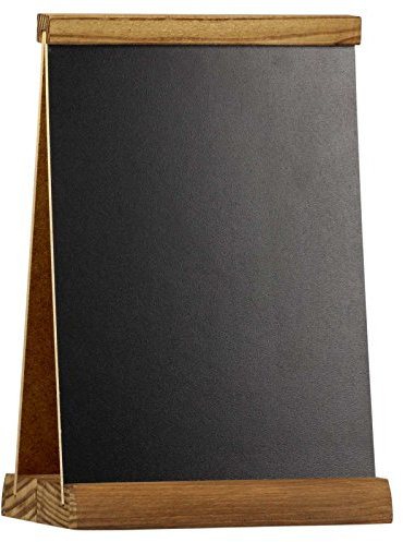 Tischaufsteller Edinburgh A5 beidseitig beschreibbar Werbetafel Holztafel Kreidetafel