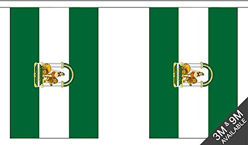 The Flag Wholesaler B101040 Banderines Andalucía, Multicolor, 24 x 1 x 23 cm