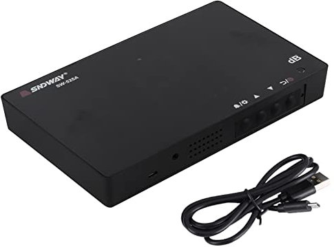 Schallpegelmesser, Digital 9,6 Zoll Hochpräzises Dezibel-Messgerät zur Wandmontage 30~130 dB Noise Tester