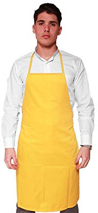 Grembiuli Da Lavoro,Cucina, Alimentari,Macelleria,Parannanze (giallo)
