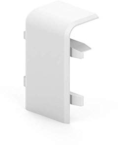 Habengut Verbinder für Sockelleiste 50 mm aus PVC | Inhalt: 2 Stück - für die Verbindung von Sockelleisten