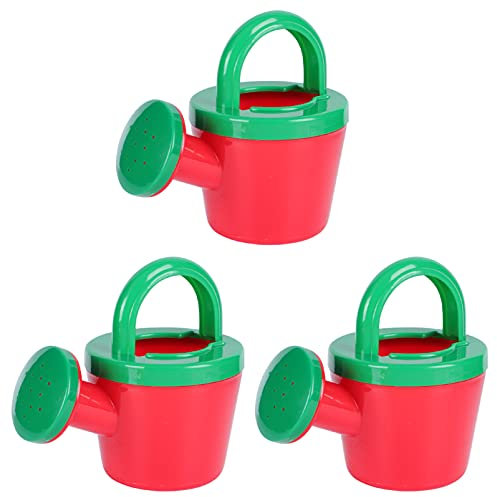 Toddmomy Water Spray Toys - 4Pcs Red Bath Toys for Kids Safe Pp Material Fun Watering can Design for Toddlers Enhances Bath Time Enjoyment and Cognitive Skills