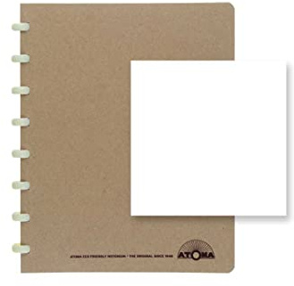 ATOMA Notizbuchsystem - Bio - A5 - Liniert