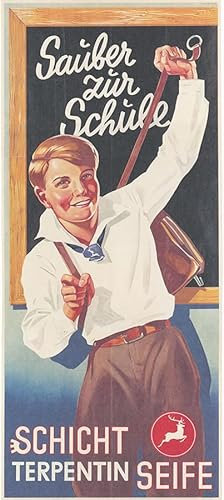 Layer Turpentine Soap Boy Hygiene Poster Deer Art Print Advertising 406