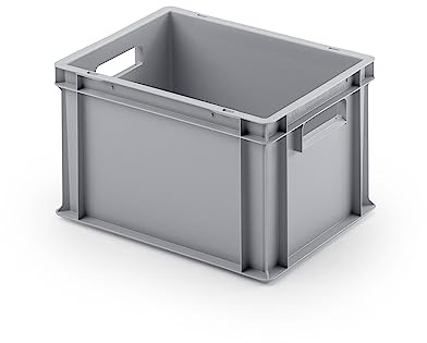DIE BOX FABRIK Eurobehälter 400x300x240mm - Vielseitige Lösung für effiziente Lagerung und Transport | Lagerbehälter | Transportbehälter