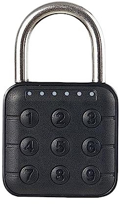 MagiDeal Cadenas à Combinaison De Boutons Réinitialisables pour L'extérieur avec Serrure Numérique, Cadenas Code De De Passe à 6 Chiffres pour Bagages, Bureaux, Casiers, Voitures Express