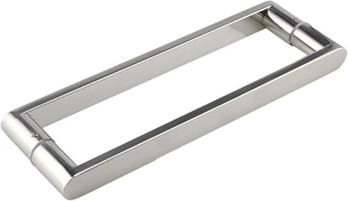WINARA Maniglia For Porta In Vetro For Doccia, Maniglia For Porta Scorrevole In Vetro In Acciaio Inossidabile 304/bagno, For Porte Doccia Senza Telaio, Con Guarnizione (Distanza della vite: 185mm)