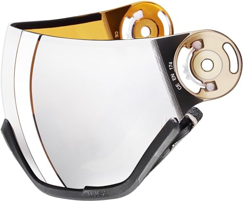 Uvex Wanted Ersatz-Visier (54-62 cm, 0005 Mirror Silver/lasergold lite (S3) | )