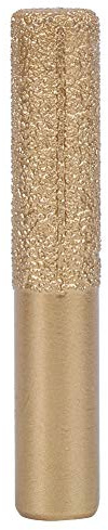 Foret de Routeur Diamantée Ø12,7 mm Revêtement Or Soudé pour Marbre et Quartz – Coupe Précise, Durabilité Supérieure pour Usage Intensif
