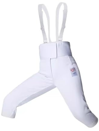 JUNYOHOA Pantaloni Uniformi da Scherma, 450N, Tuta Protettiva per Attrezzatura da Scherma, Fioretto, Spada, Pantaloni da Scherma con Sciabola (Size : 56#)