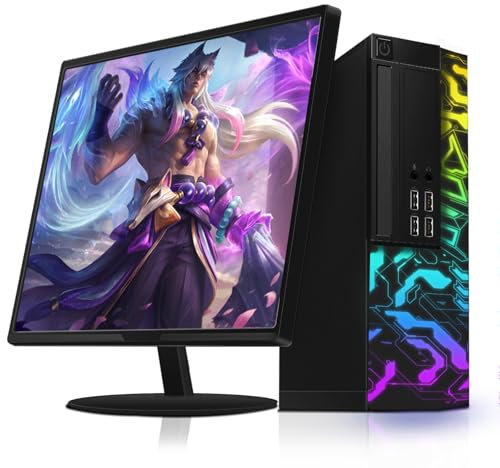 Dell Gaming PC Bundle, 24 Monitor, Quad Core I7 3.4G up to 3.9GHz, GeForce GT 750 Ti, 16GB RAM, 1TB SSD, 600M WiFi, Refurbished Gaming Desktop Computer, Windows 10 (Renewed)