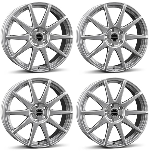 4x Borbet Felgen GTX 8.0x19 ET44 5x112 titan glossy kompatibel mit Seat Altea Ateca Exeo Leon Tarraco