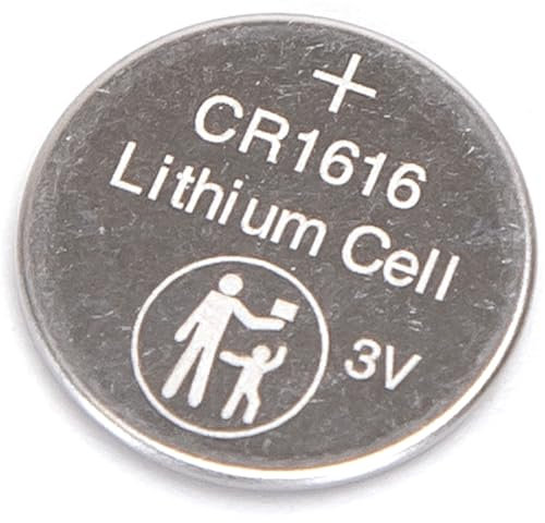 Lot de 2 Piles Bouton CR1616 3 V idéales pour Les Montres, Les calculatrices et Les Petits appareils électroniques.