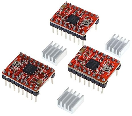 ROMISBABA 5stücke Schrittmotor Treiber Modul Mit Kühlkörper Drucker Zubehör Für Präzise Motorsteuerung Und Einfache Installation
