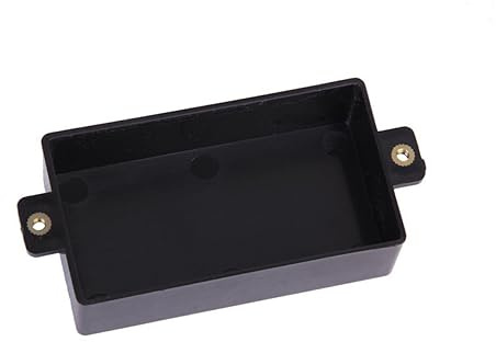 UPKOCH Kunststoff Humbucker Gehäuse in Schwarz für Gitarren Pickups mit Schutzfunktion und Robustem Kantenschutz für Doppelspulen Pickup