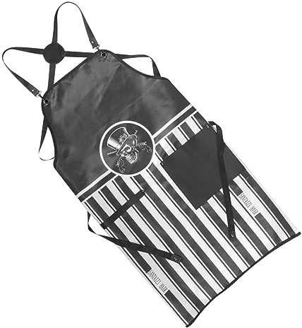 TOVINANNA Wasserdichte Herren Friseurschürze Mit Tasche Ärmellos Leicht Polyester Schürze Für Friseure Friseursalon Kochen Gartenarbeit Vielseitig Und Praktisch