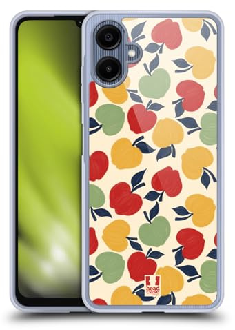 Head Case Designs Mela Stampe Frutta Custodia in Gel [Protezione di Grado Militare] Compatibile con Samsung Galaxy A06 4G