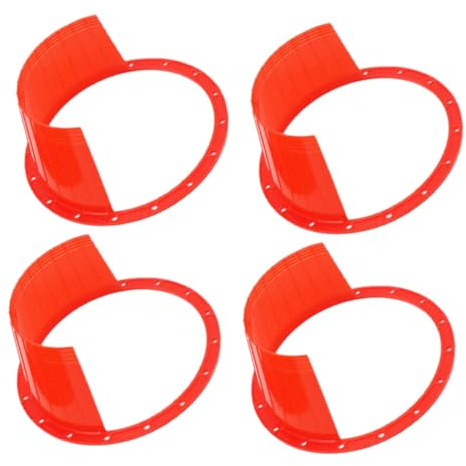 SWOOMEY Lot De 4 Housses Étanches De Protection Pour Haut-parleur De Voiture 6,5 Pouces En Abs Solide Pour Klaxons Auto, Accessoires Audio Automobile Adaptés Usage Extérieur Quotidien