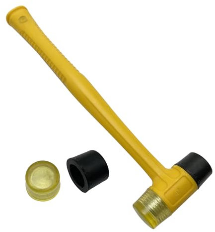 Soft Versatile Soft Essential Tool Rubber Hammer Heavy Duty Hammer for Glazing Window &