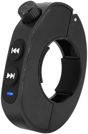 Telecomando wireless Bluetooth per volante, per auto, bici, moto, ricaricabile, IPX6, impermeabile, senza fili, compatibile con iPhone/Android