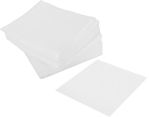UTHCLO Fusselfreie Reinigungstücher Einweg Reinraum-Vliestücher Für Labor Elektronik Und Linsenreinigung Trocken Oder Angefeuchtet Verwendbar 300 Stück 15.00 X 15.00 cm