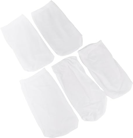 DECOMELODY 5 pièces Filets de Filtration pour Panier Skimmer de Piscine Chaussettes Réutilisables Maille Résistante pour Protection du Système de Filtration et Collecte des Débris
