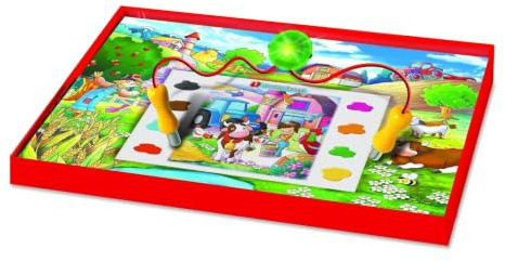 Clementoni Mein erstes E-Lektor Quiz - interaktives Lernspielzeug | mit elektronischem Stift & Lernkarten für Kinder ab 3 Jahren - Ideal für unterwegs & Reisen 69810
