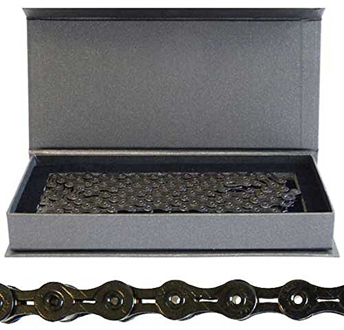 KMC Fahrradkette DLC 10, schwarz, 1/2 x 11/128, 13010501