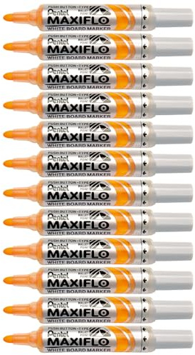 Pentel MWL5S 12 Stück Marker Orange